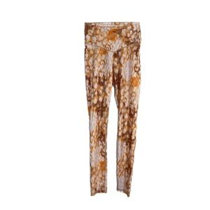 Aerie Brown and Orange Patterned Leggings